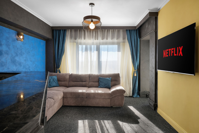 Living area 4, Lapusneanu Central Apartments, Iasi
