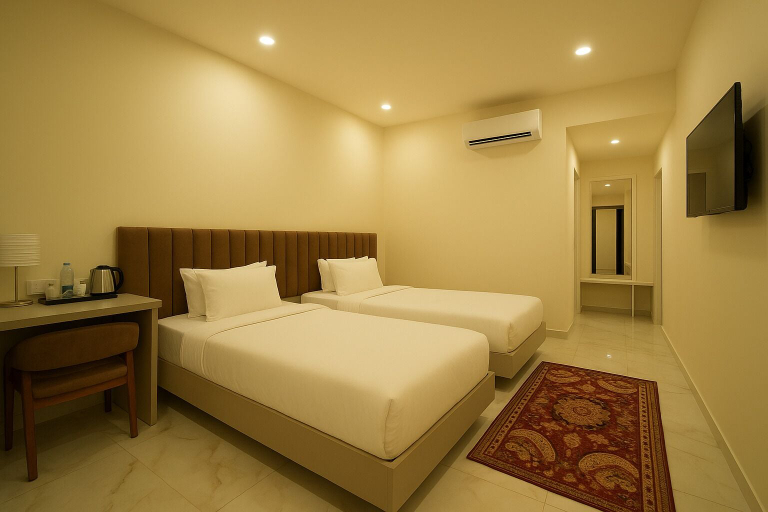 Bedroom 2, Veerdency Luxury Resort - 3 Km to Banglore Airport Hotel, Bangalore Rural