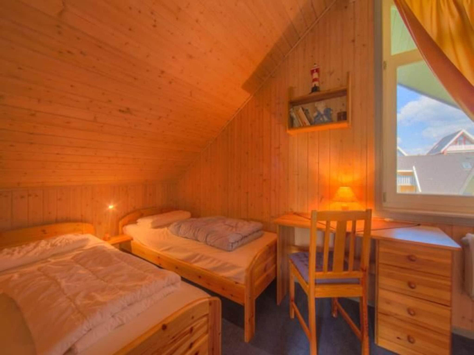 Bedroom 3, skandinavisches Ferienhaus in Rechlin, Mecklenburgische Seenplatte