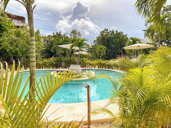 Pool 2, Selva Norte Nature Retreat with jacuzzi, Cozumel