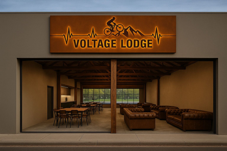 Front of property, Voltage Lodge, Collie