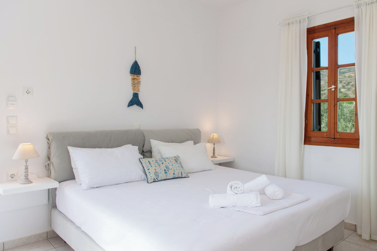 Bedroom 3, Blue Fish Apartments, South Aegean