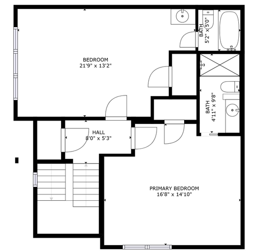 Floor plan 2, 3d Timberwolf Mountain Retreat 2 Bedroom Condo, Summit