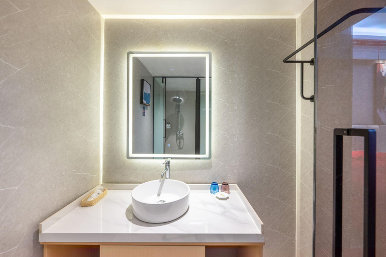 Bathroom 3, GreenTree Inn Shangqiu Sui County Suizhou Avenue Beihu, Shangqiu