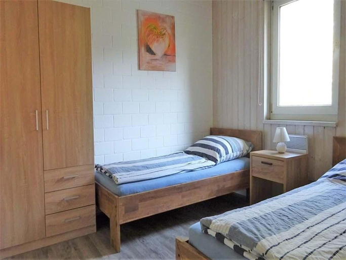 Bedroom 2, exklusives skandinavisches Ferienhaus, Mecklenburgische Seenplatte