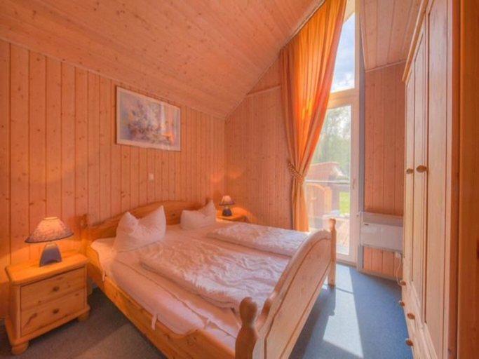 Bedroom 3, skandinavisches Ferienhaus in Rechlin, Mecklenburgische Seenplatte