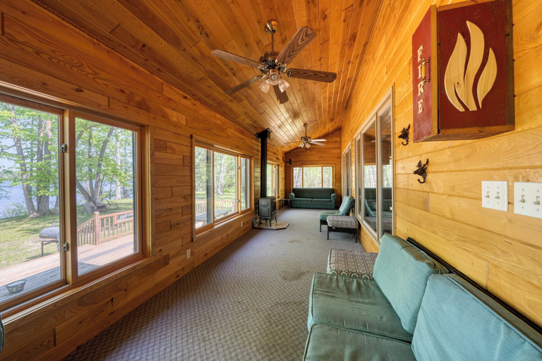 Living area 2, Cedar Point Resort and Campground, Itasca