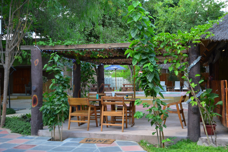 Outdoor dining 4, Three Tree Hotel, Ngamiland East