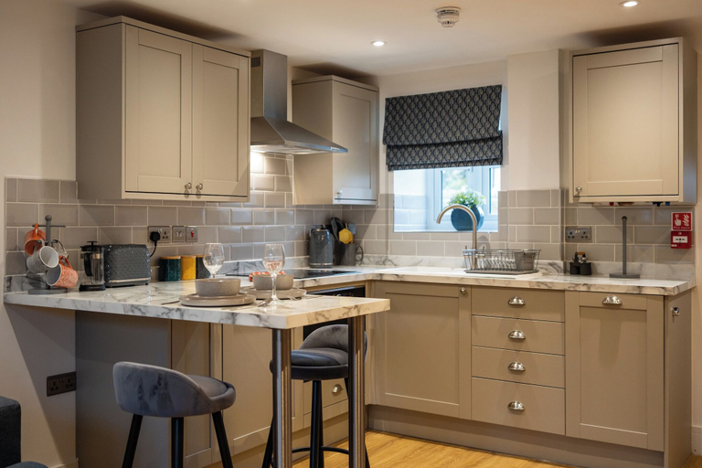 Private kitchen 2, Beautiful One BR Cottage in Cerney Wick, Gloucestershire