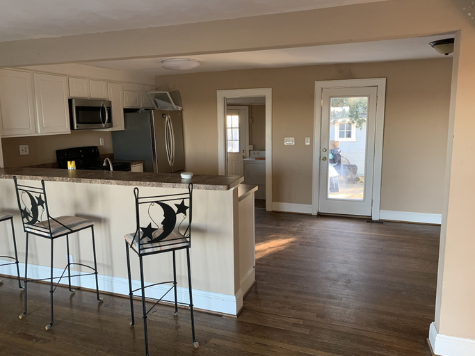Private kitchen 4, Beach Front On The Bay 3 Bedroom Bungalow, Norfolk