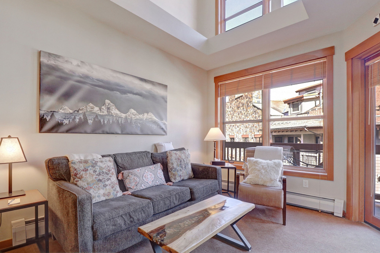 Living area 4, Co406 Copper One Lodge 2 Bedroom Condo by RedAwning, Summit