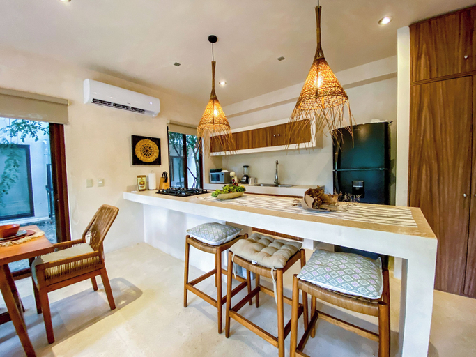 Private kitchen 3, Selva Norte Nature Retreat with jacuzzi, Cozumel