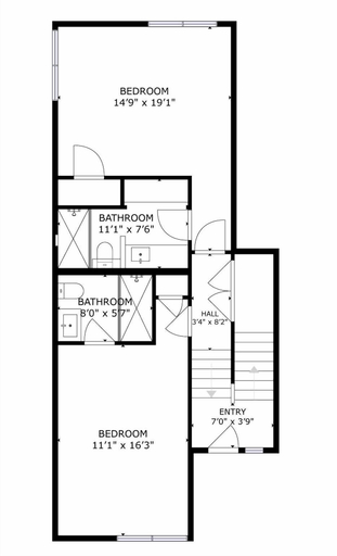 Floor plan 2, Hidden Haven At Apache Trail! 4 Bedroom Townhouse by RedAwning, Summit
