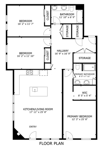 Floor plan, Helling Circle Secret 102 3 Bedroom Condo by RedAwning, Wasatch