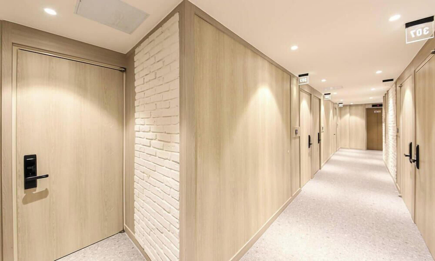 Hallway 2, BROWN DOT HOTEL, Buk
