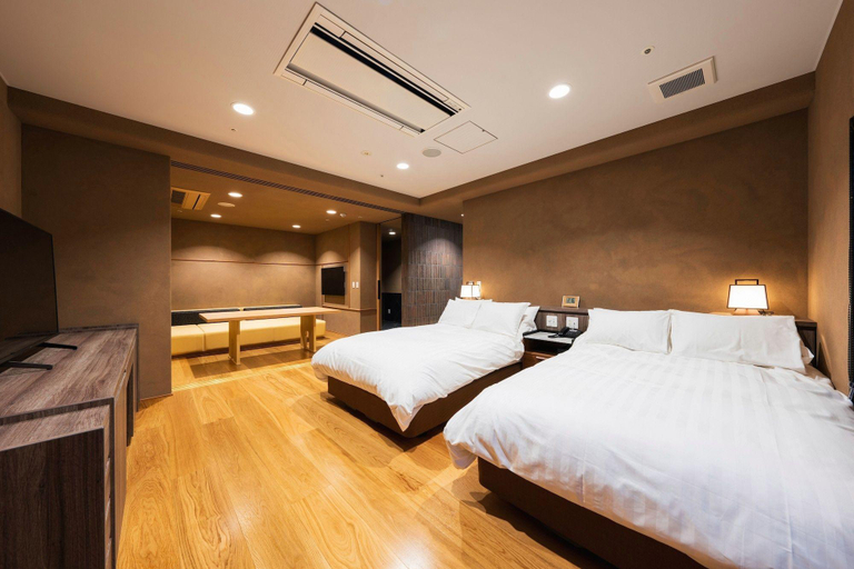 Bedroom 3, Kannawa Onsen Oniyama Hotel, Beppu
