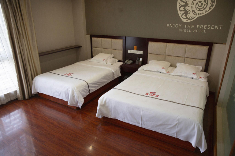 Bedroom 2, Shell Hotel Xuzhou New Xinzhongwu Road, Xuzhou