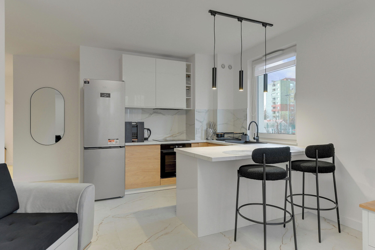 Private kitchenette 2, RentPlanet - Apartamenty Portovo, Gdańsk City