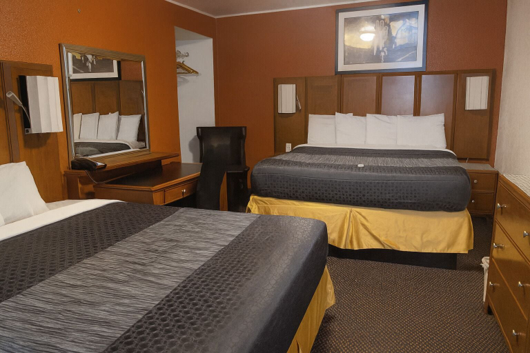 Bedroom 4, Mountain Star Inn, Iron