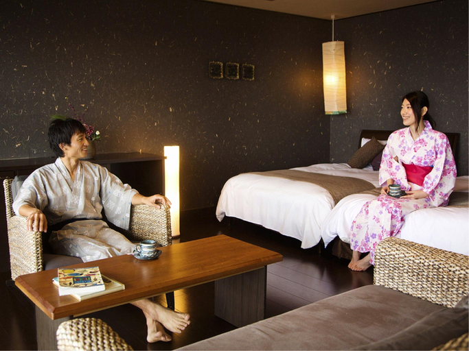 Bedroom 3, Yunagi no Yu Hotel Hanajyukai, Takamatsu