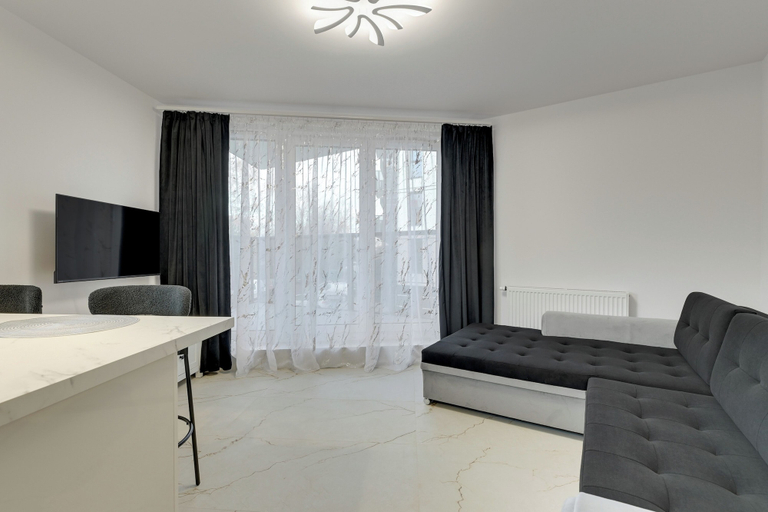 Living room 4, RentPlanet - Apartamenty Portovo, Gdańsk City