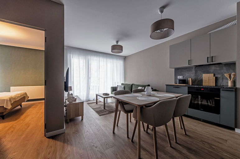 In-room dining, RentPlanet - Apartamenty Szamarzewskiego, Poznań City