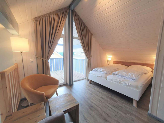 Bedroom 2, exklusives skandinavisches Ferienhaus, Mecklenburgische Seenplatte