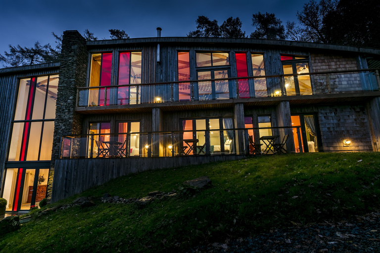Front of property - evening/night 4, Dome House, Cumbria