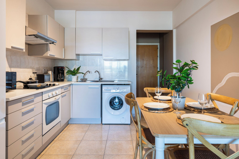 In-room dining 5, Calina - 3-BR Apt & Pool in Mackenzie, Larnaca