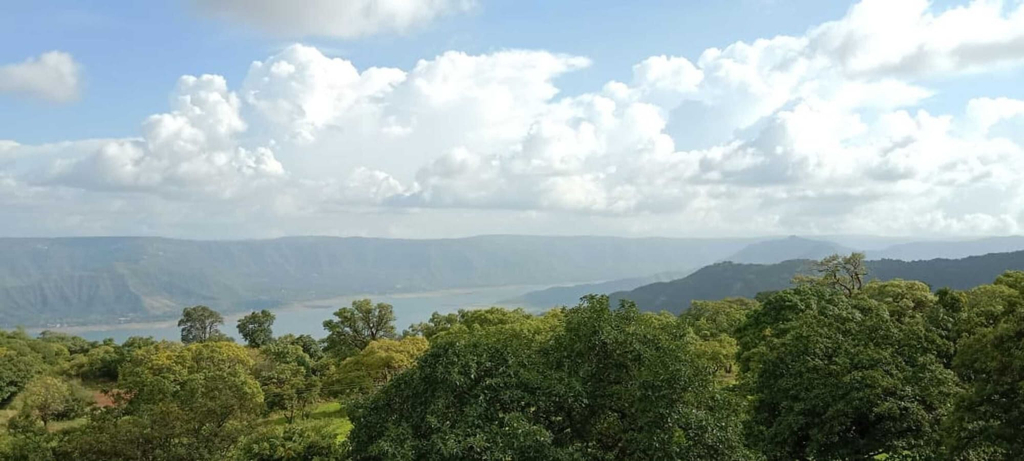 City view from property 4, Kedareshwar Agro Tourism, Satara