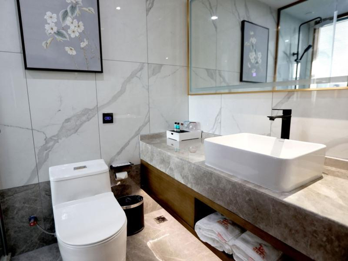 Bathroom 3, GreenTree Eastern Anhui Province Bozhou Lixin Pearl Hotel, Bozhou
