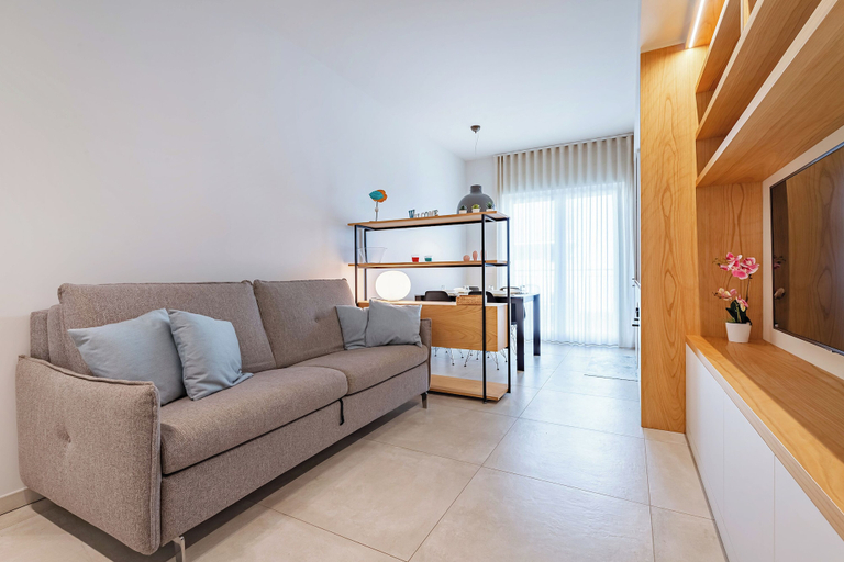 Living area, Marina Apartment 100m From Sea, Bari