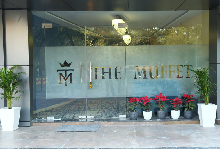 Interior entrance, Hotel The Muffet, Indore