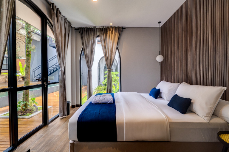 Bedroom 2, Momo Villa | 5BR Villa w/ Private Pool, Rooftop, & Pet Park, Bandung