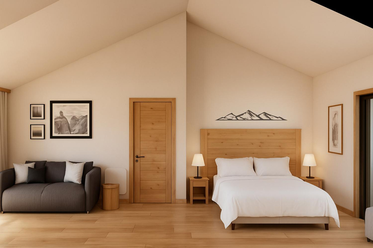 Bedroom 3, Residence Les Coupoles, Aosta