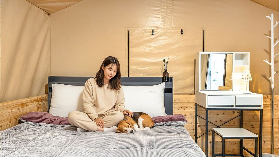 Bedroom 3, Gapyeong camp with pet & aegyeonglamping, Gapyeong