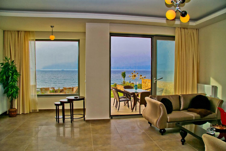Balcony/terrace 2, Sea View Beachfront Villa Peri, Crete