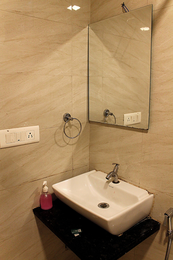 Bathroom 4, Hotel Green Crystal, Satara