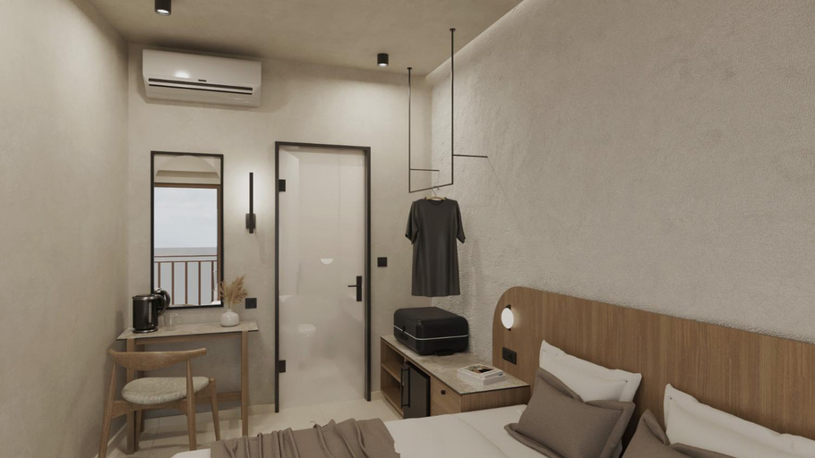 Bedroom 2, Platanos Rooms, Crete