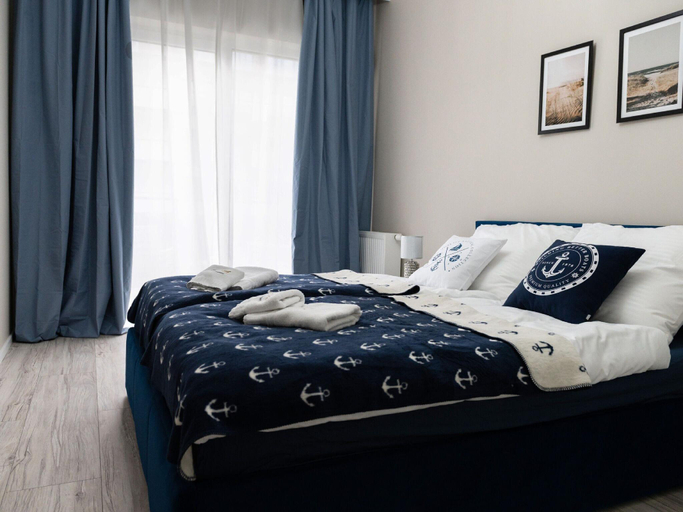 Bedroom 3, Apartment with swimming pool and sauna, Dziwnow, Kamień