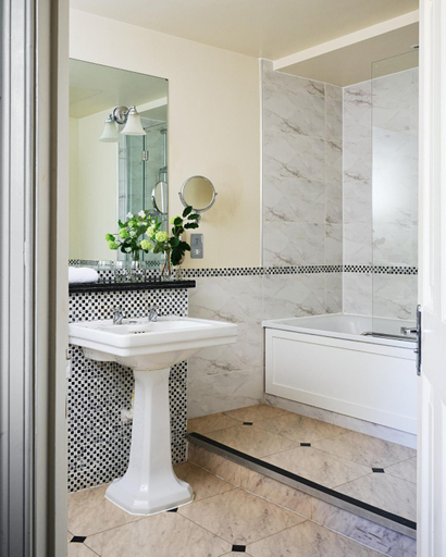 Bathroom 4, Ettington Park Hotel, Stratford-upon-Avon, Warwickshire