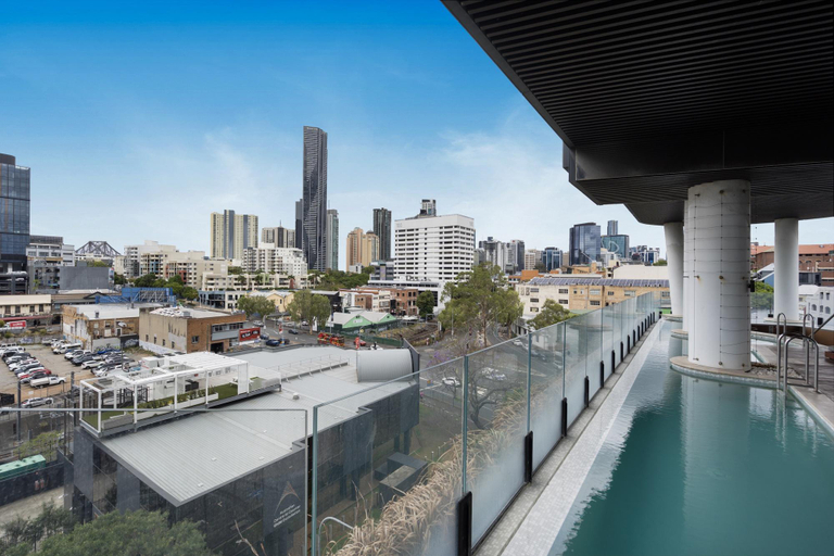 Balcony/terrace 5, Stylish 1-Bed Apartment in Fortitude Valley, Fortitude Valley