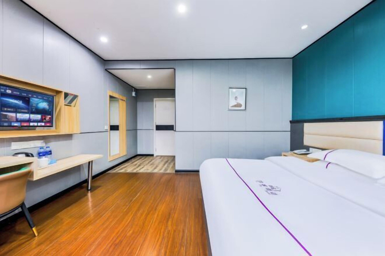Bedroom 5, Yijia Hotel (Ji'an No.2 Middle School Pedestrian Street), Ji'an