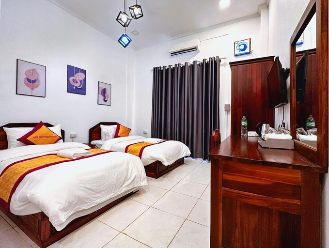 Bedroom 3, A P S Boutique Hotel, Vangvieng