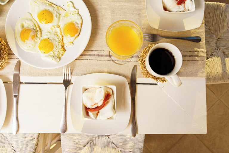 In-room dining 4, vigla vilas, Ionian Islands