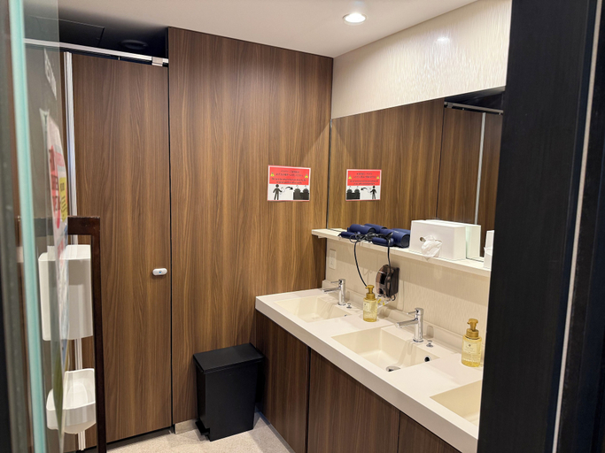 Bathroom 2, Capsulehotel Suzumoriya, Sumida