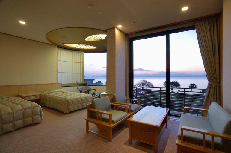 Bedroom 3, Kagoshima Sunamushionsen Ibusuki Hakusuikan, Ibusuki