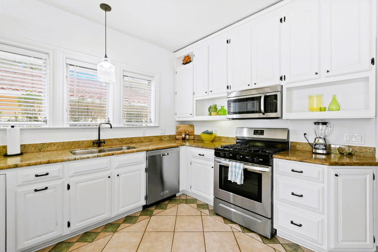 Private kitchen, 1926 Mediterranean Home with Heated Pool Sleeps 12, Palm Beach