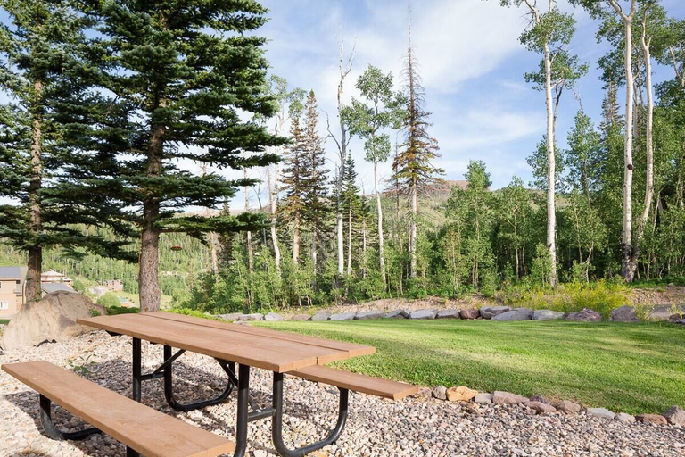Outdoor dining 4, Mountainside Studio Condo, Iron