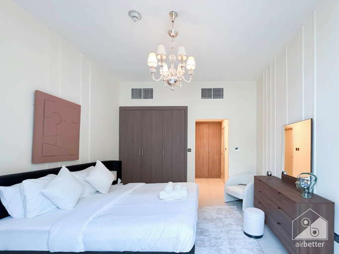Bedroom 3, Your Perfect Meydan Getaway: 1B Polo Residence C3, Dubai